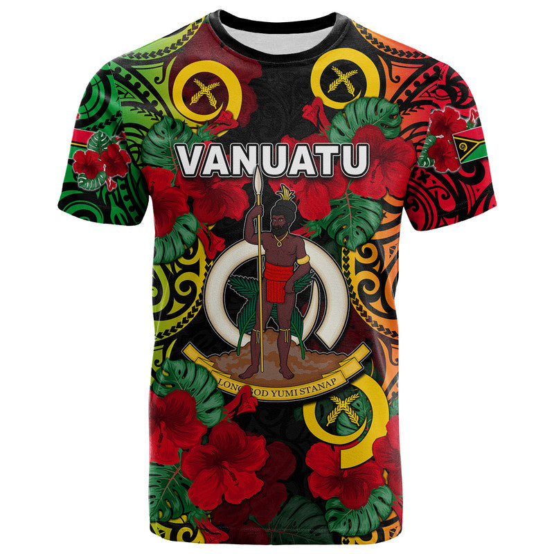 Vanuatu And Hibiscus T Shirt