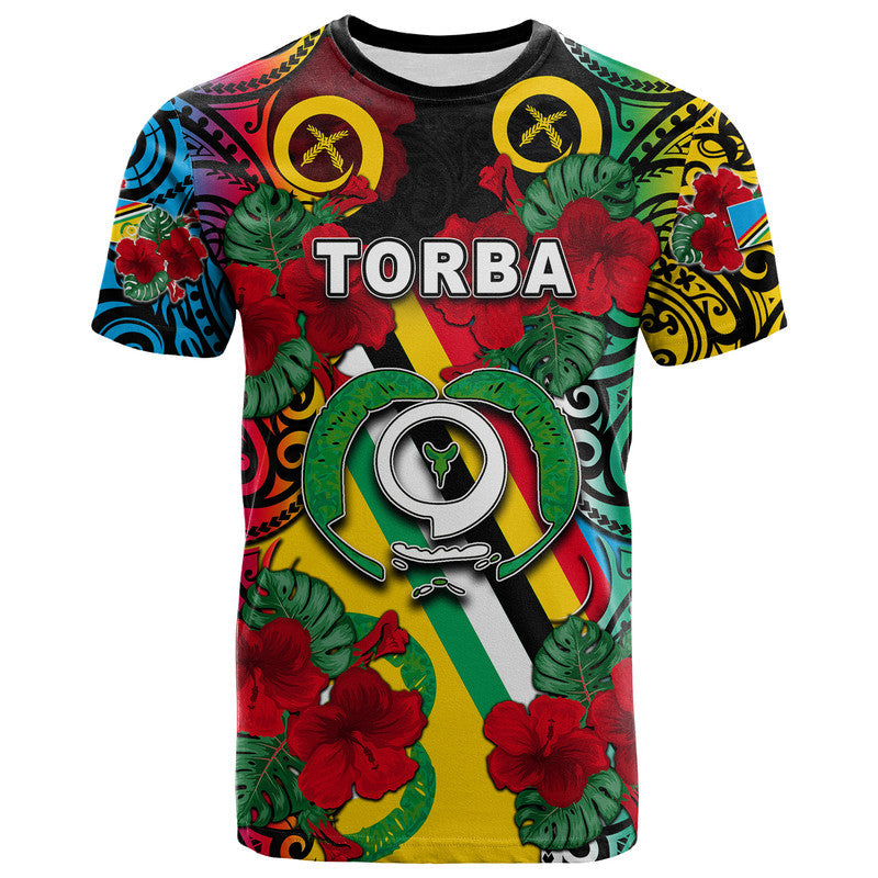 Vanuatu Torba And Hibiscus T Shirt