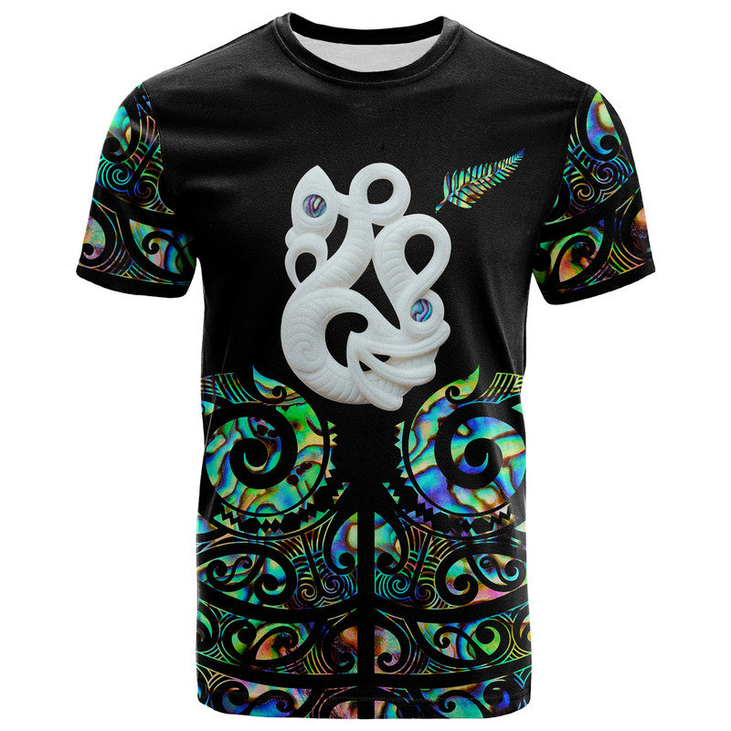 New Zealand Rugby T Shirt - Maori Manaia Papua Shell Style