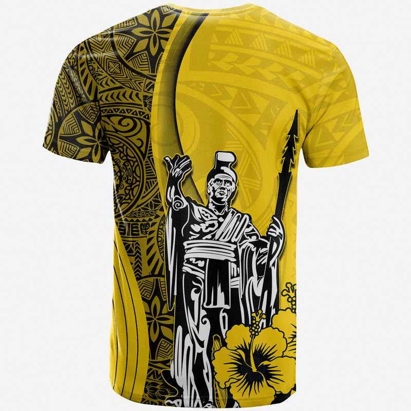 Hawaiian King Kamehameha T Shirt Vibe Yellow Style