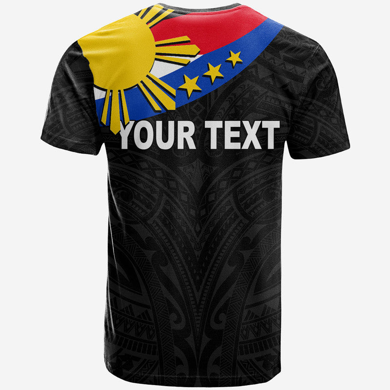 (Custom Personalised) Pilipinas T Shirt Simple Style Black