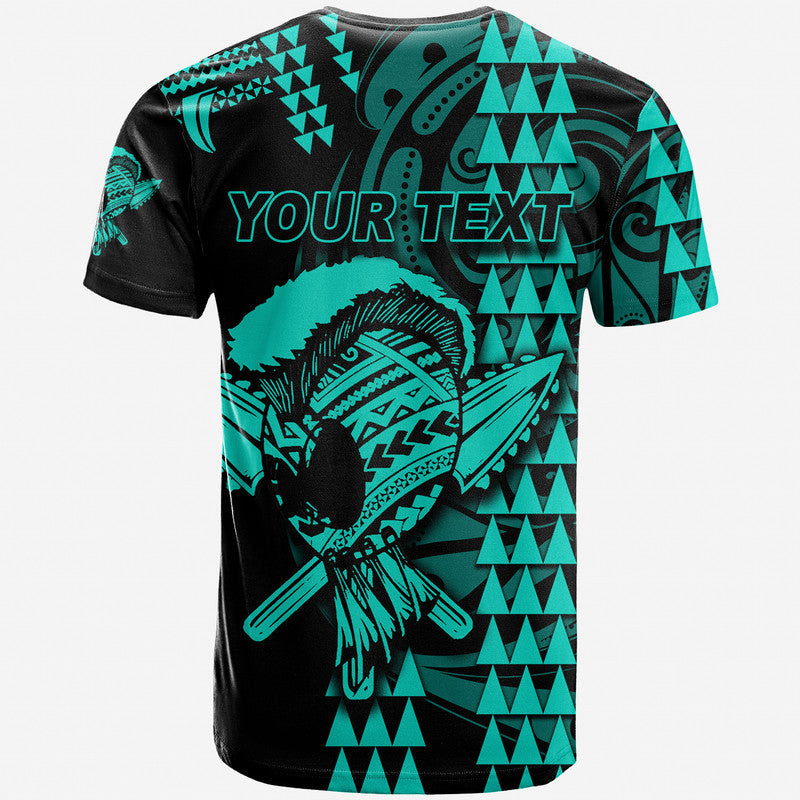 (Custom Personalised) Hawaii Polynesian Warrior Kakau T Shirt Green