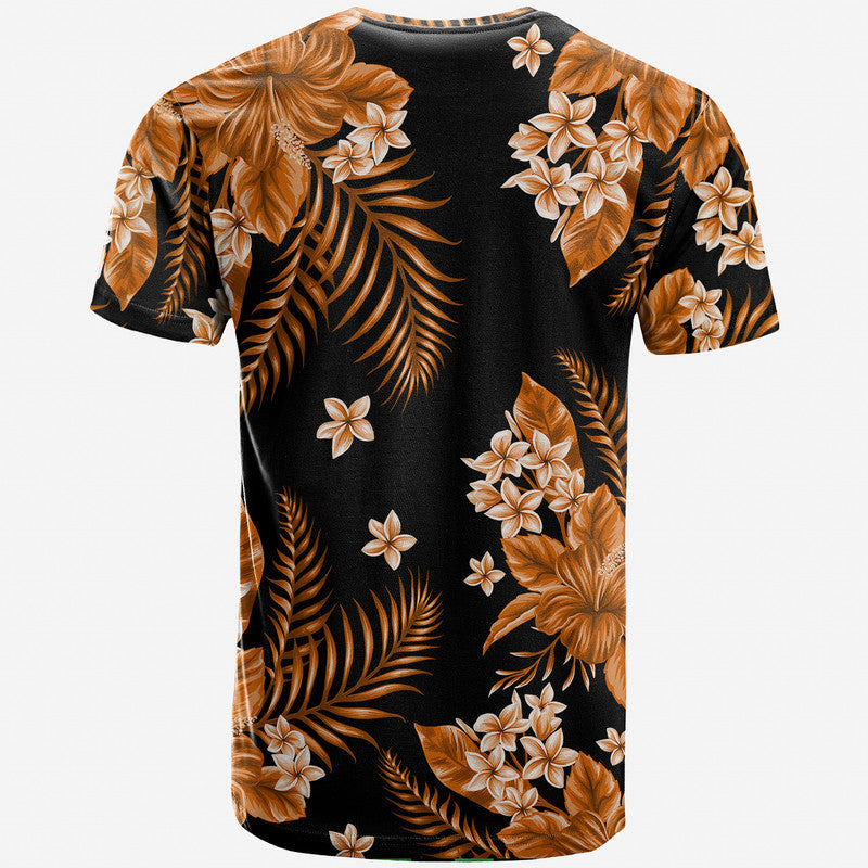 Hawaii Summer Colorful T Shirt Orange