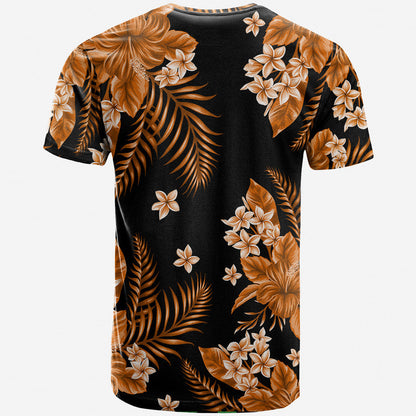 Hawaii Summer Colorful T Shirt Orange