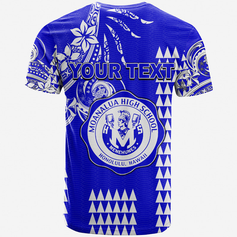(Custom Personalised) Hawaii High School- Moanalua T Shirt Mix Kakau