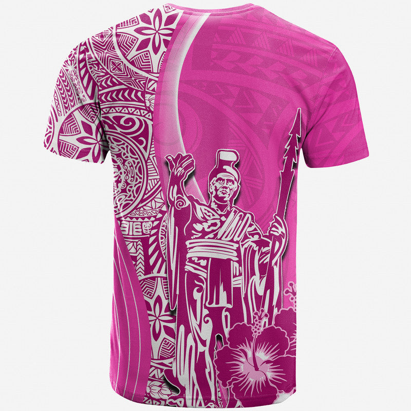 Hawaiian King Kamehameha T Shirt Vibe Pink Style