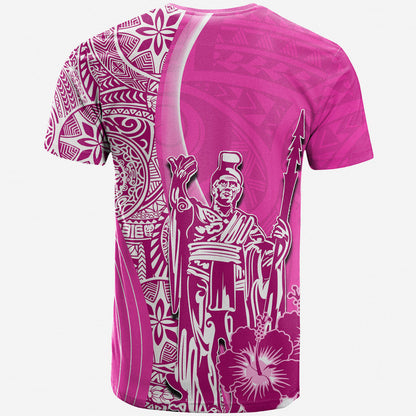Hawaiian King Kamehameha T Shirt Vibe Pink Style