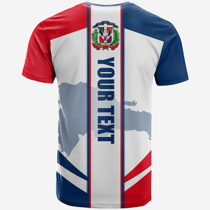 Custom Dominican Republic T Shirt Simple Vibe