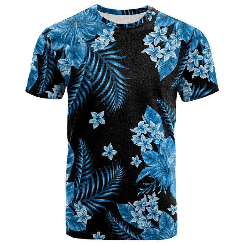 Hawaii Summer Colorful T Shirt Light Blue