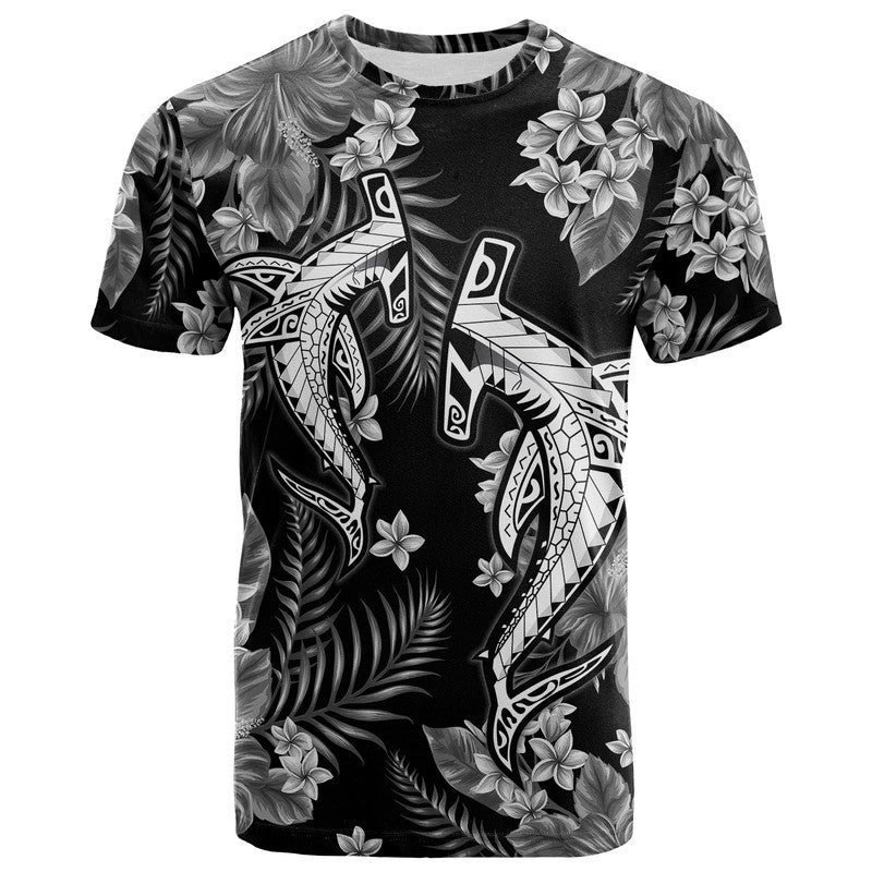 Hawaii Summer Colorful Shark T Shirt Gray