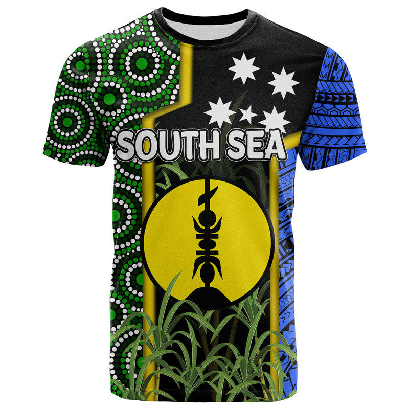 South Sea Islanders Flag Style T Shirt New Caledonia