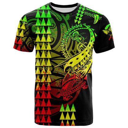 Custom Personalised Hawaii Polynesian Warrior Kakau T Shirt - Reggage