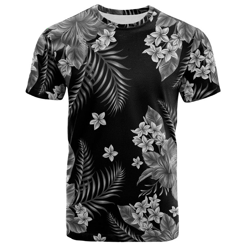Hawaii Summer Colorful T Shirt Gray
