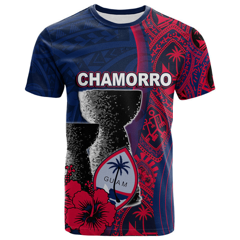 Guam Chamorro T Shirt Flag Color Style