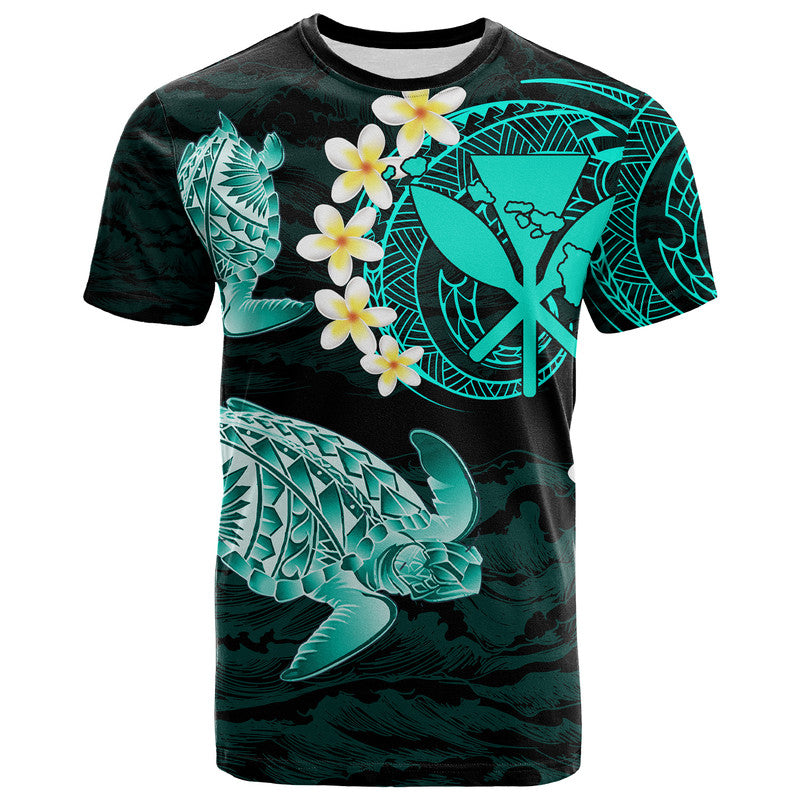 Hawaii Kanaka Turtle T Shirt Style No.4