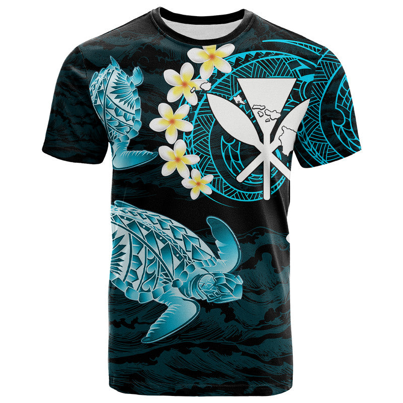 Hawaii Kanaka Turtle T Shirt Style No.3
