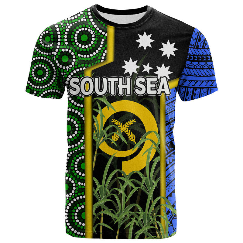 South Sea Islanders Flag Style T Shirt Vanuatu