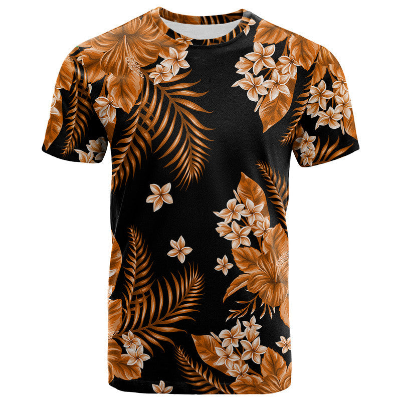 Hawaii Summer Colorful T Shirt Orange