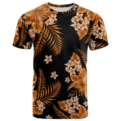 Hawaii Summer Colorful T Shirt Orange