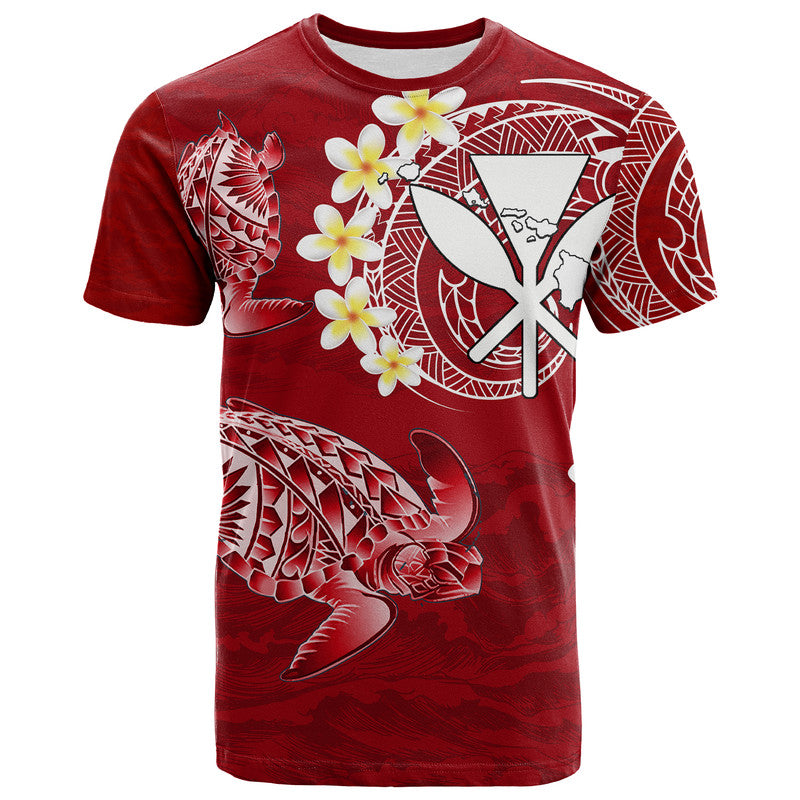 Hawaii Kanaka Turtle T Shirt Style No.2