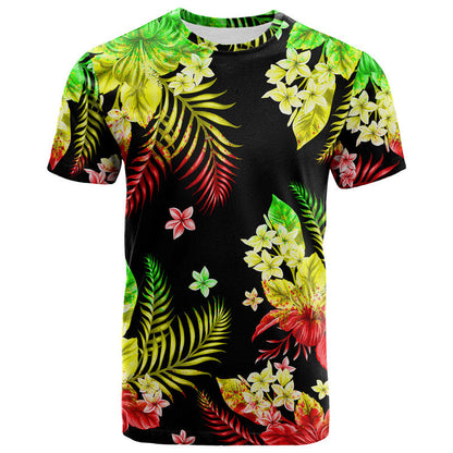 Hawaii Summer Colorful T Shirt Reggage