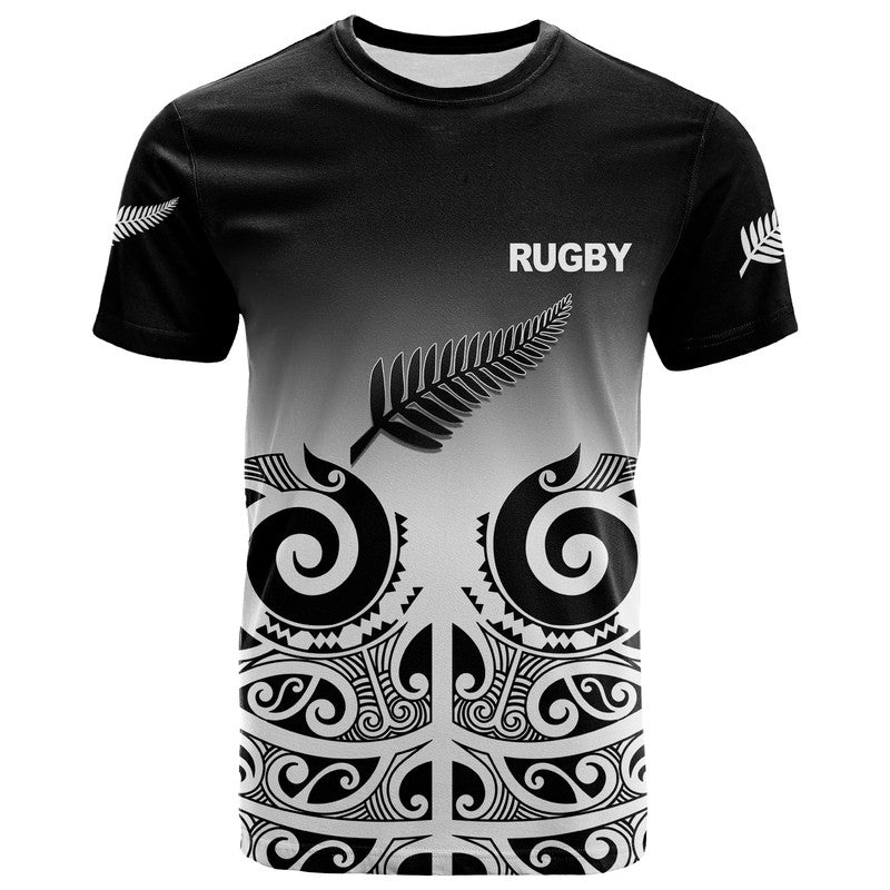 New Zealand Rugby T Shirt - Maori Style Shirt