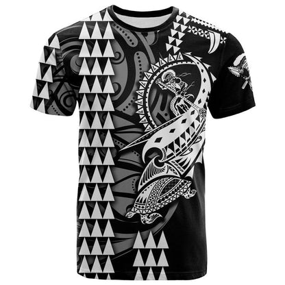 (Custom Personalised) Hawaii Polynesian Warrior Kakau T Shirt White