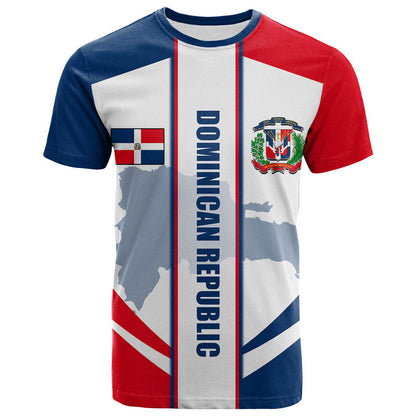 Custom Dominican Republic T Shirt Simple Vibe