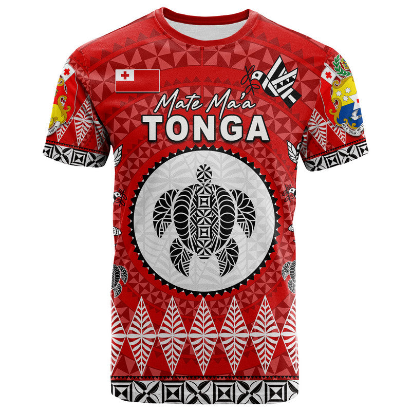Mate Ma'A Tonga Ngatu Fonu Rugby T Shirt