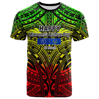 Micronesia Culture Day T Shirt Chuuk And Pohnpei Reggae Style