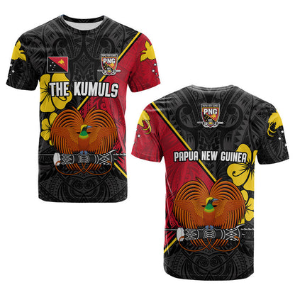 The Kumuls Png T Shirt Papua New Guinea Polynesian Dynamic Style Black