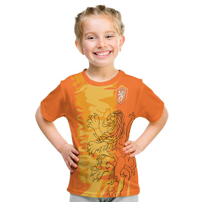 Netherlands Football Oranje Sport Design T Shirt