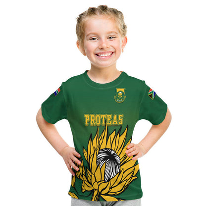 South Africa National Cricket Team T Shirt Proteas Sport Green Style