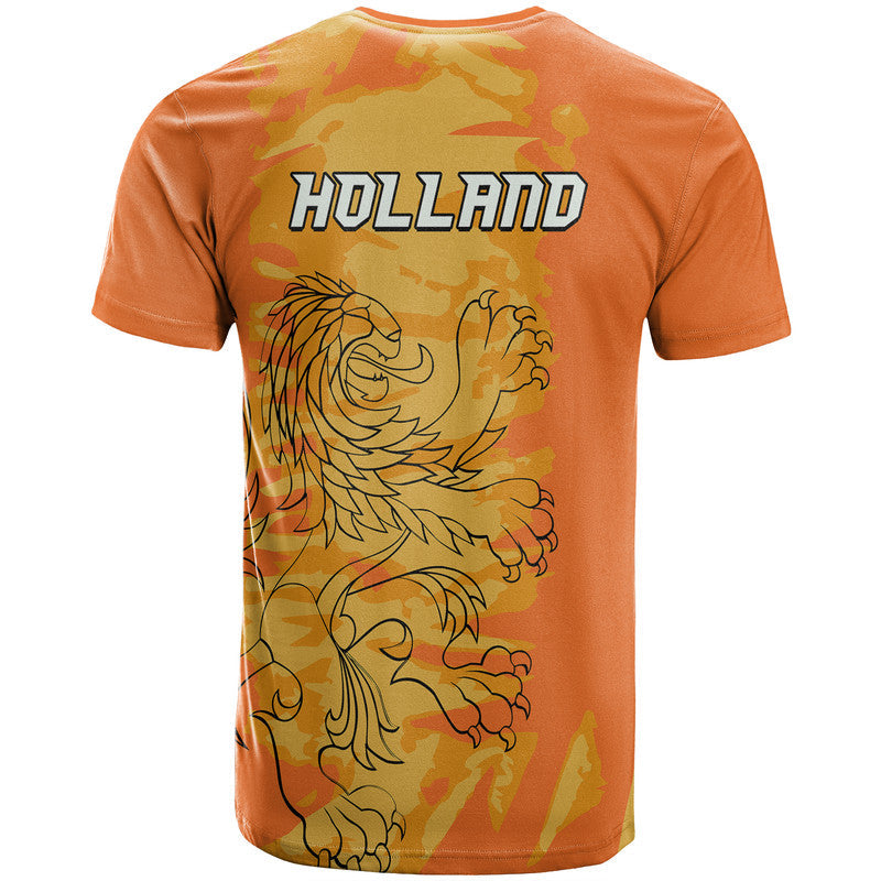 Netherlands Football Oranje Sport Design T Shirt