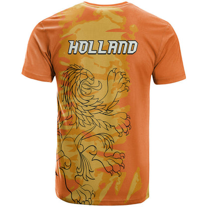 Netherlands Football Oranje Sport Design T Shirt