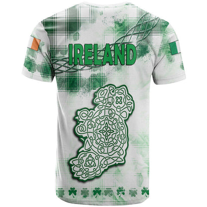Ireland Cross Cricket Team T Shirt Celtic Irish Green Pattern Unique