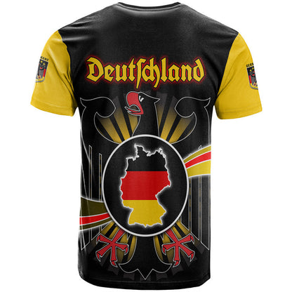 Germany Football Black Eagle Jersey Deutschland Champion T Shirt