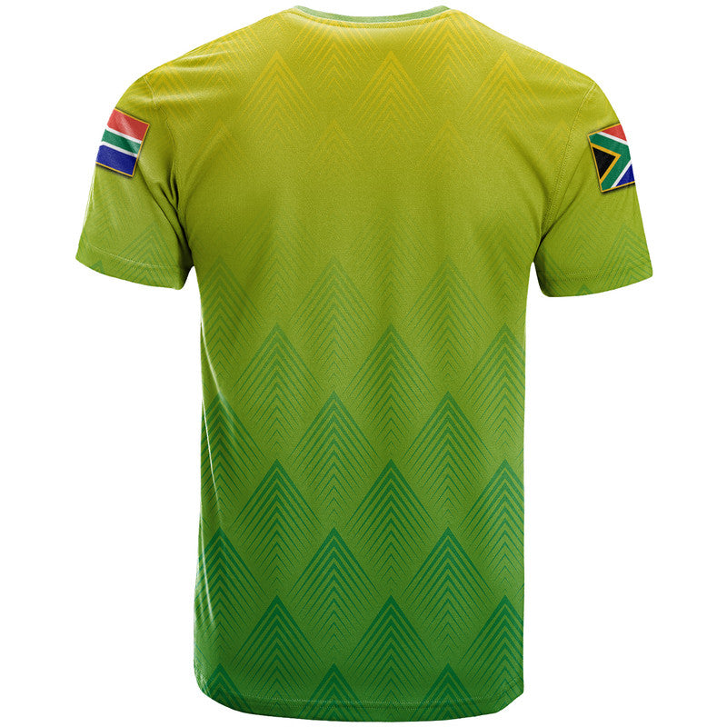South Africa National Cricket Team T Shirt Proteas Sports Yellow Style