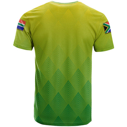South Africa National Cricket Team T Shirt Proteas Sports Yellow Style