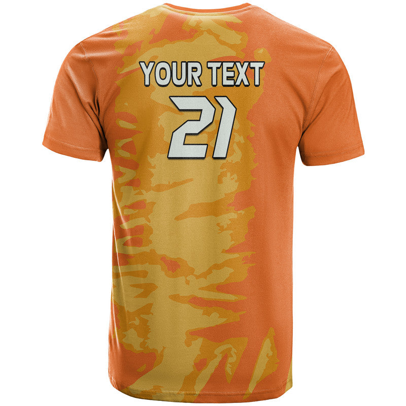 Custom Netherlands Football Oranje Sport Design T Shirt