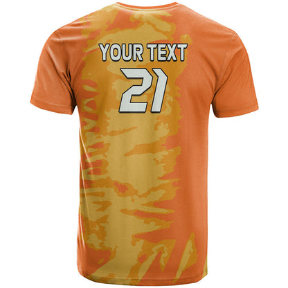 Custom Netherlands Football Oranje Sport Design T Shirt