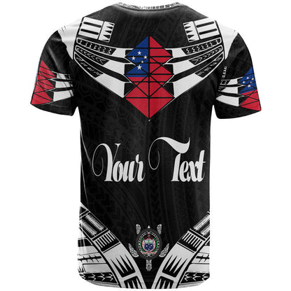 Custom Personalised Samoa Black Saturday T Shirt 28 Dec 1929 Visual Arts - Black
