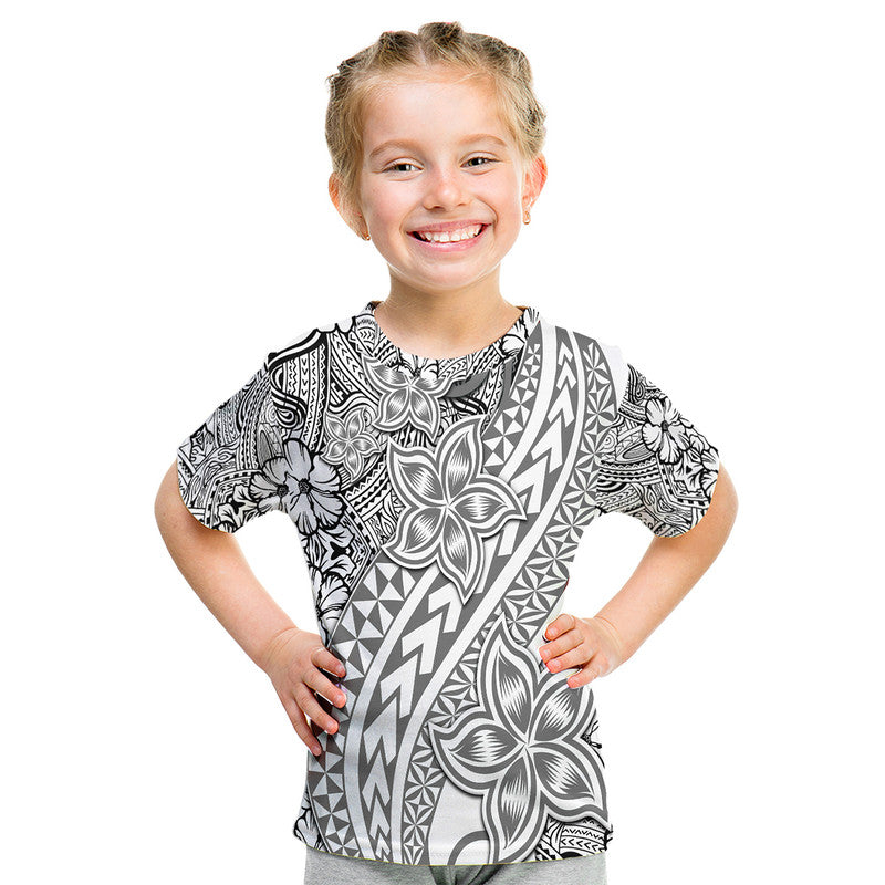 Traditional Polynesian Tribal Tattoo Retro T Shirt Grey
