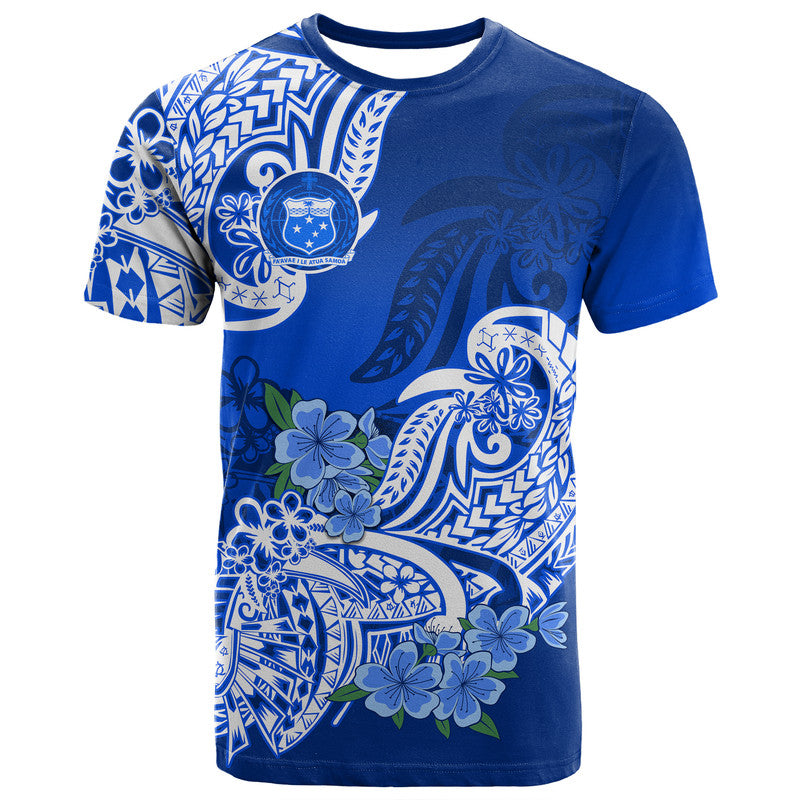 Polynesian Samoa Floral Tribal T Shirt  All Over Print