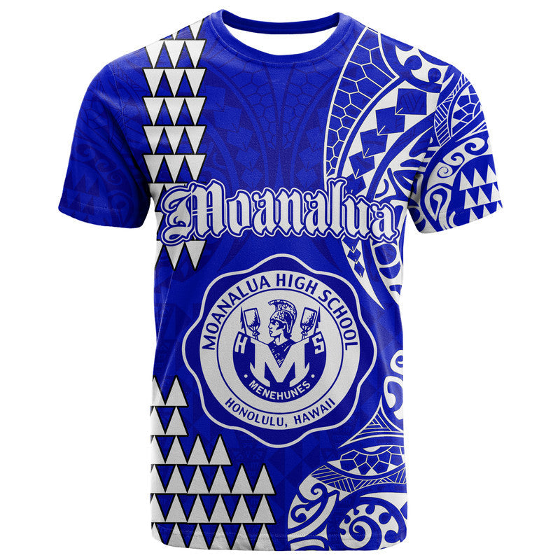 Hawaii Moanalua High School T Shirt Tribal Kakau