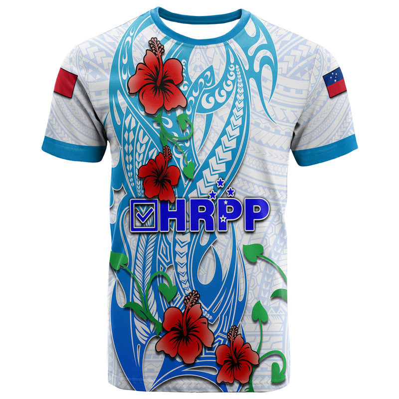 Samoa Hrpp Party T Shirt Tribal Samoan Hibiscus Design Shirt