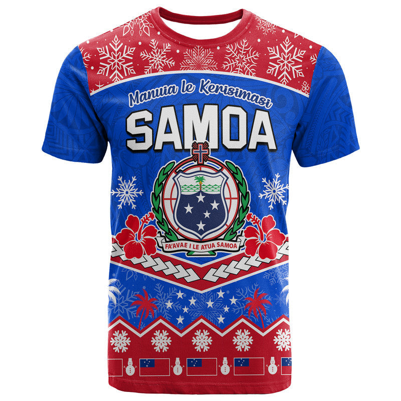 Samoa Tribal Polynesian Christmas Vibe T Shirt