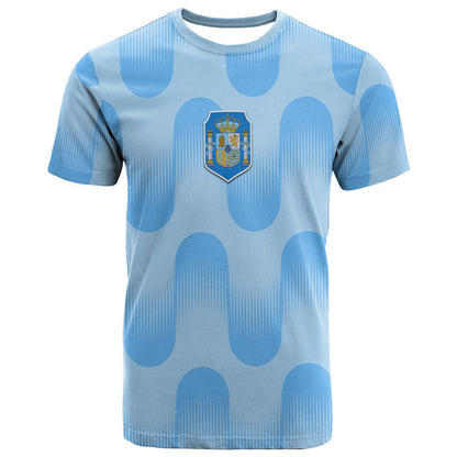 Custom Spain Football Qatar 2022 T Shirt