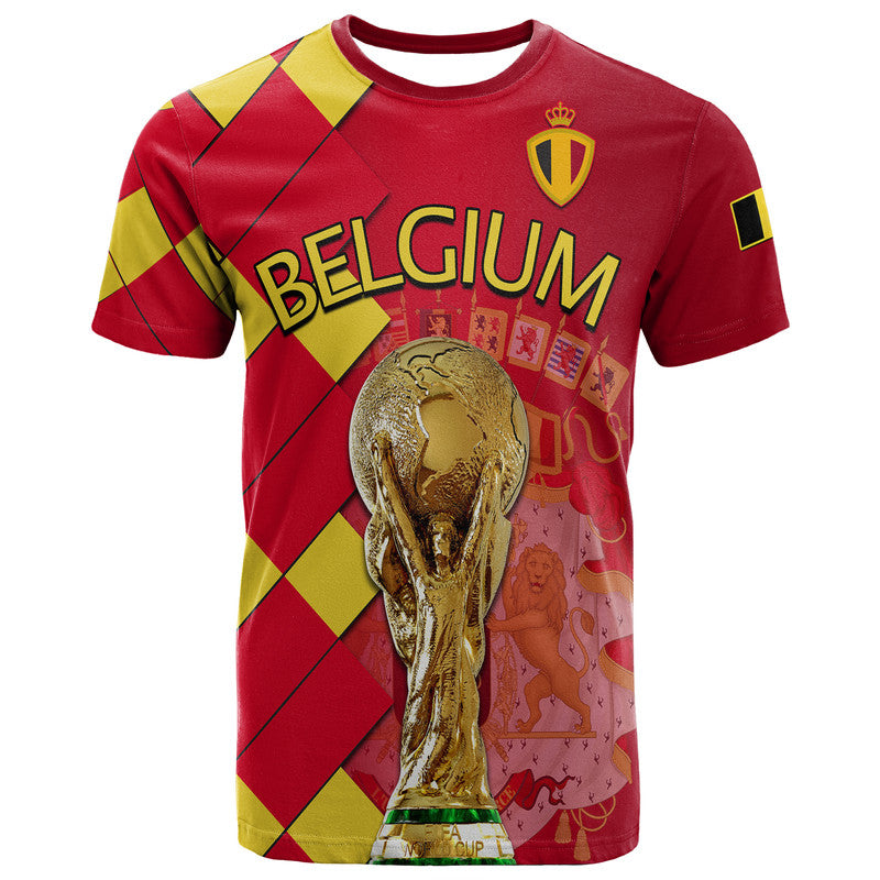 Belgium Football Champions Great Coat of Arms T Shirt