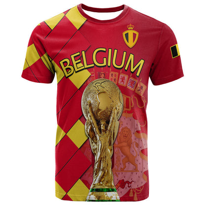 Belgium Football Champions Great Coat of Arms T Shirt